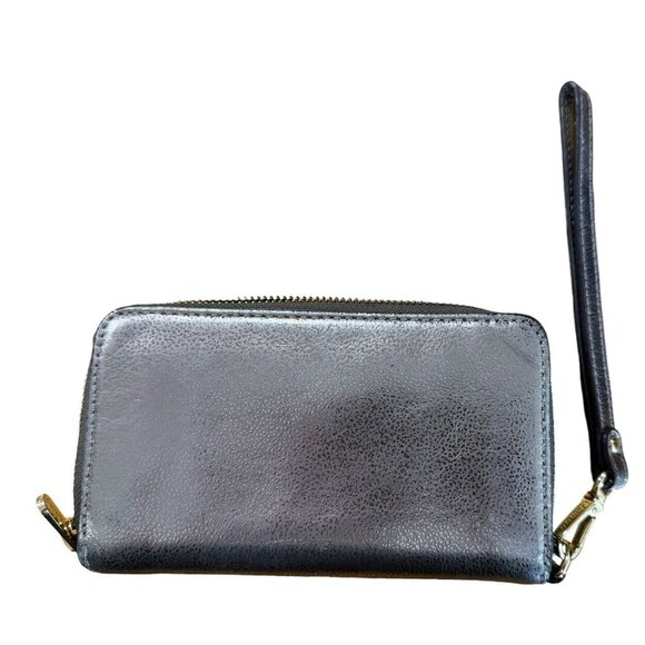 Michael Kors Women's Wallet Gray Zip Around City Designer Preppy‎ Classic Modern - Picture 2 of 8
